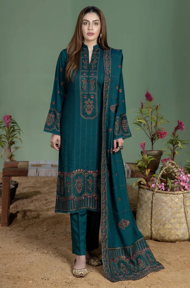 Mohagni Dhanak Embroidered 3Pc