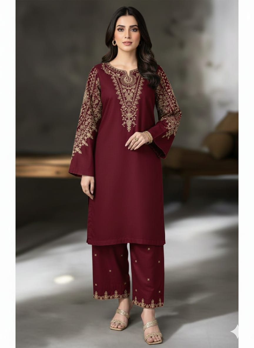 Batik  Embroidered 2Pc